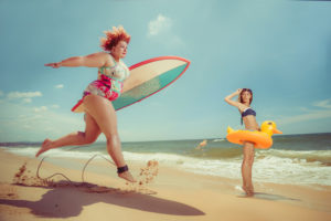 correre in spiaggia